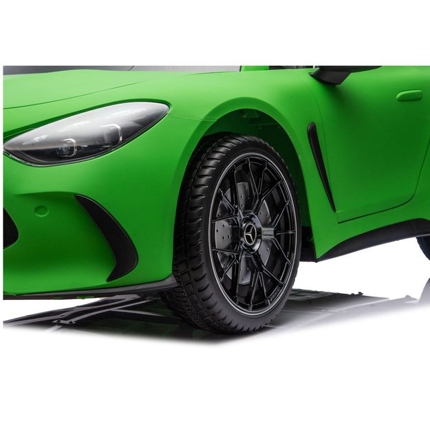 Mercedes GT63 AMG DK-GT63 24V Quiet Matte Green Engine Battery Car 7