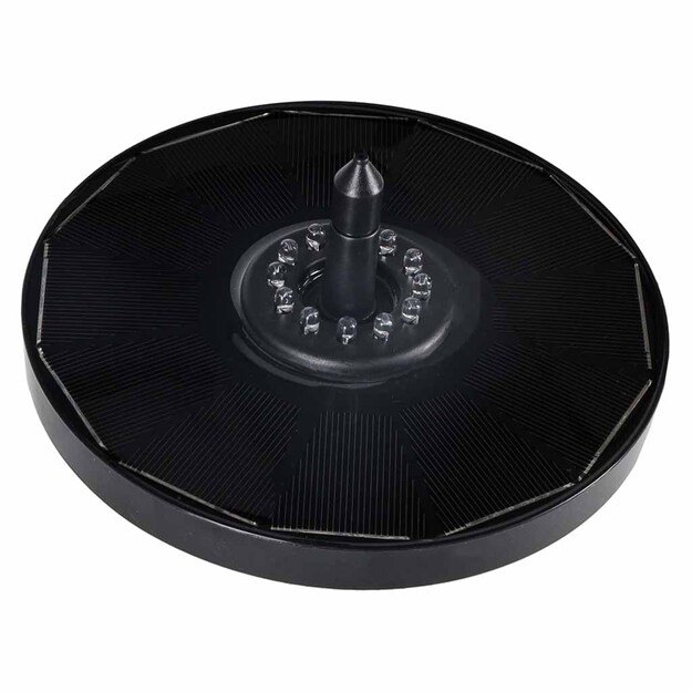 LUARO saulės tvenkinio fontanas sodo plūduriuojantis siurblys LED RGB 16cm 2