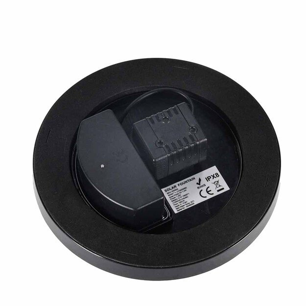 LUARO saulės tvenkinio fontanas sodo plūduriuojantis siurblys LED RGB 16cm 4