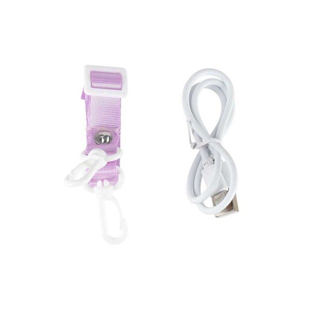 Vaiki&scaron;kas skaitmeninis fotoaparatas ant trikojo vienaragis violetinės spalvos