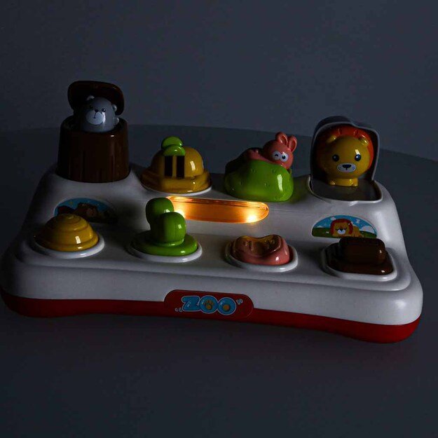 Mokomasis i&scaron;&scaron;okantis žaislas i&scaron;&scaron;okantys gyvūnai &scaron;viesos garsas 8