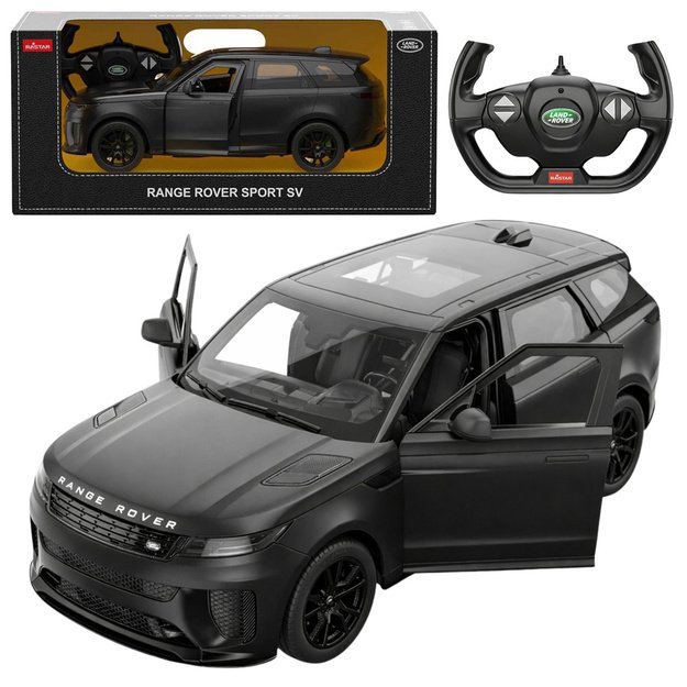 Range Rover Sport SV Remote Controlled RC Car Black Rastar 1:14