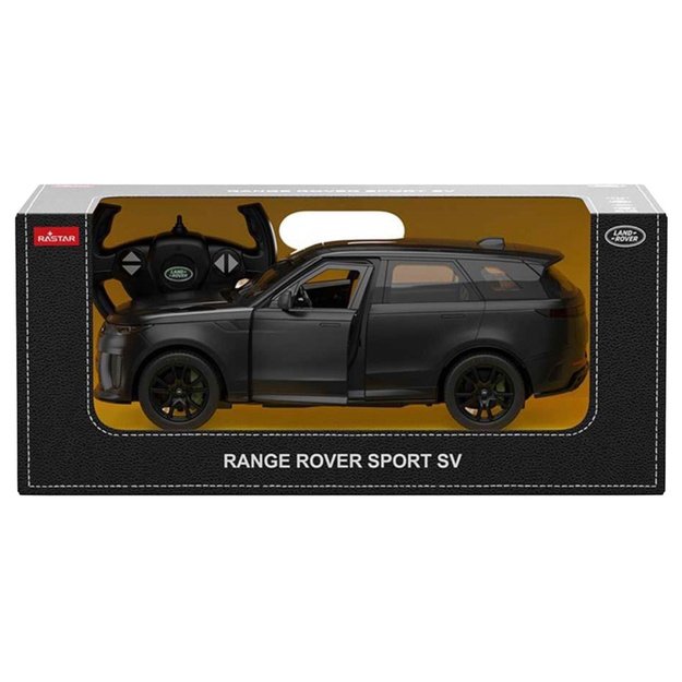 Range Rover Sport SV Remote Controlled RC Car Black Rastar 1:14