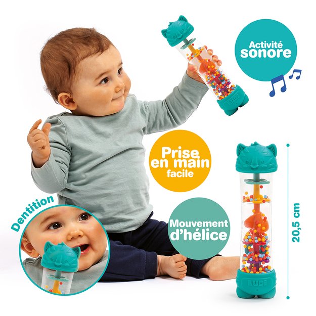 LUDI sensorinis žaislas kūdikiams Lietaus lazdelė