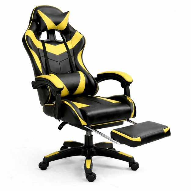 „LEAN“ ŽAIDIMŲ KĖDĖ, JUODA IR GELTONA