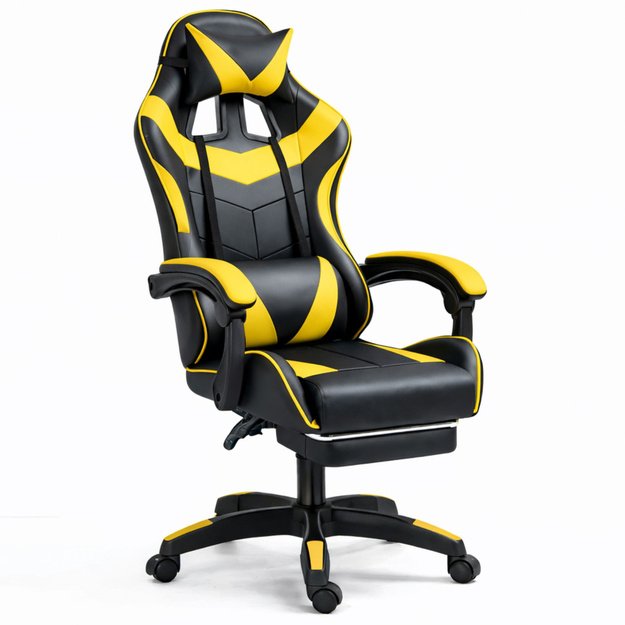 „LEAN“ ŽAIDIMŲ KĖDĖ, JUODA IR GELTONA