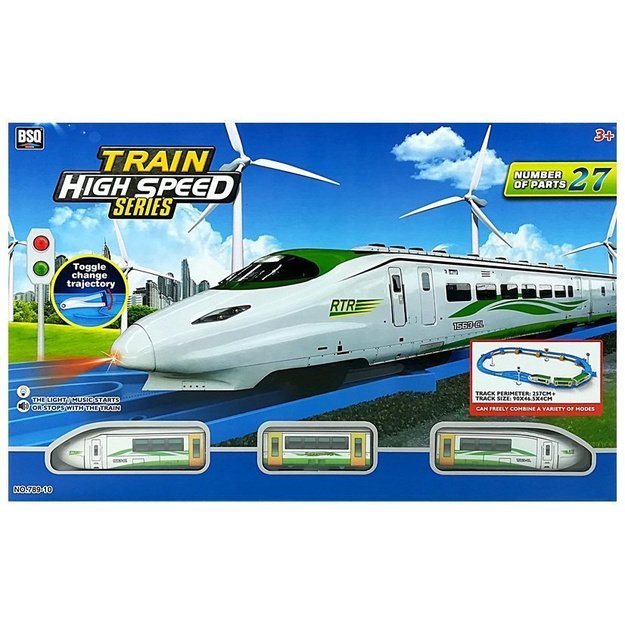 Set Train 257cm 27 parts battery