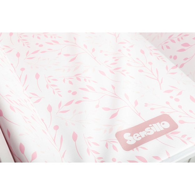 SOFT CHANGING PAD PINK LEAF