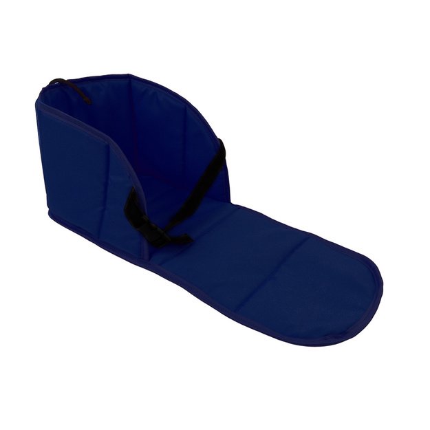 Sled Mattress Soft Three Fasteners Navy Blue