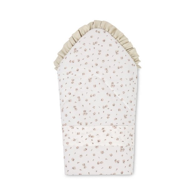 BABY WRAP COTTON ROSE BEIGE 75X75