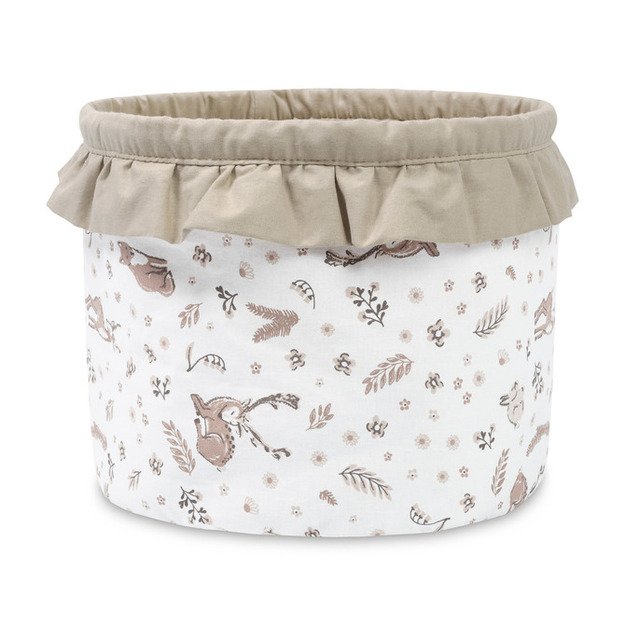 BASKET FOR TOYS FOREST BEIGE S