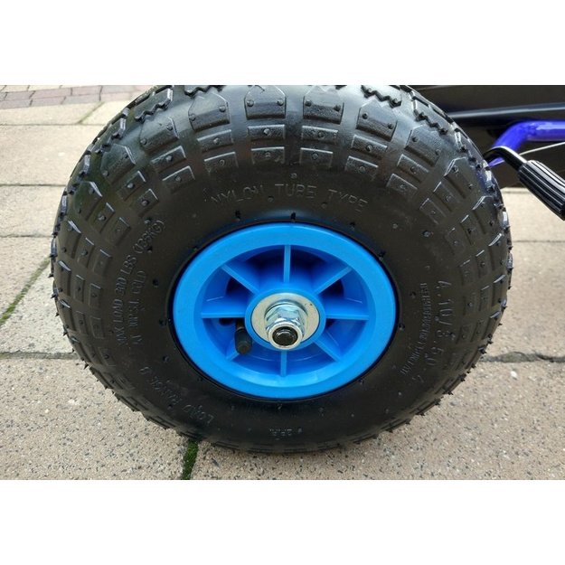 A-15 Go-Cart Blue Pumped Wheels 6