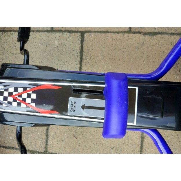 A-15 Go-Cart Blue Pumped Wheels 7