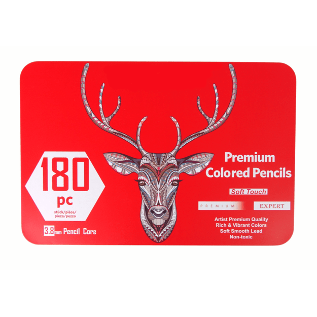 Little Artist s Set in a Metal Container, Crayons, 180 pcs. 2