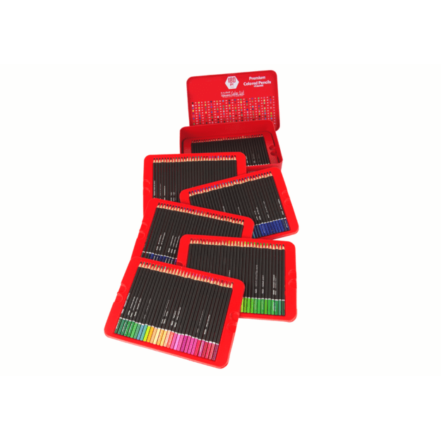 Little Artist s Set in a Metal Container, Crayons, 180 pcs. 1