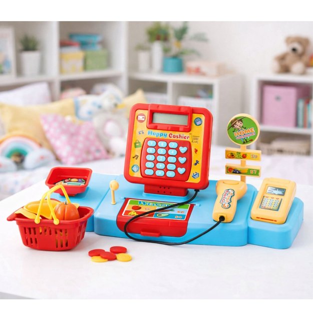 Interaktyvios kasos prekybos centro vežimėlių skaitytuvo skalė maisto produktams