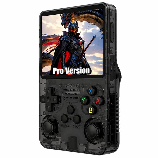 Mini R36S Portable Retro Gaming Console 21,000 IPS 3.5 Inch Black