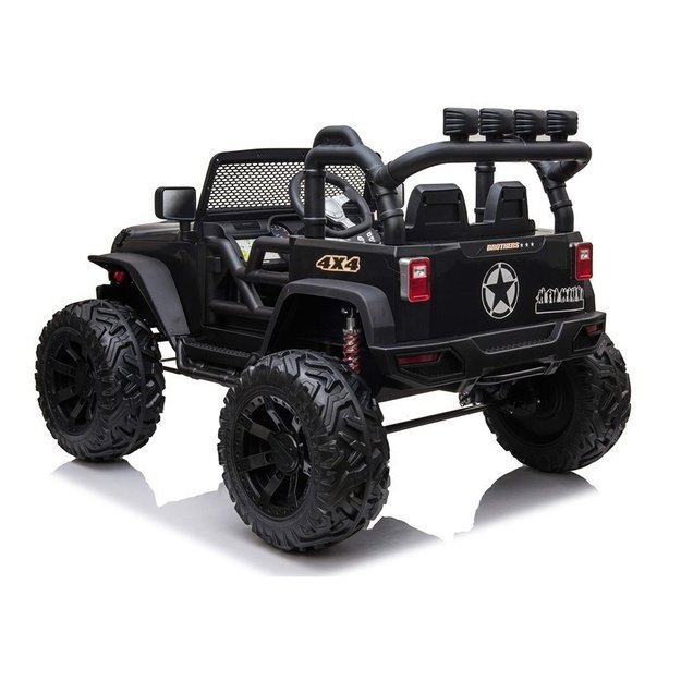 Jeep JC666 Electric Ride On Car Black Painted 4
