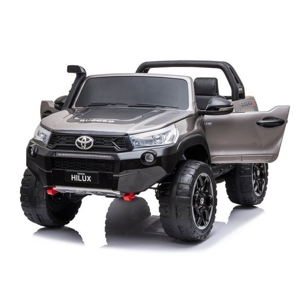 Electric Ride On Car Toyota Hilux Silver Painted 9