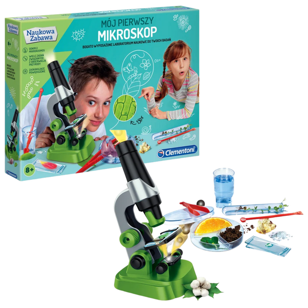 Science Play My First Microscope Polish Language Clementoni 50071