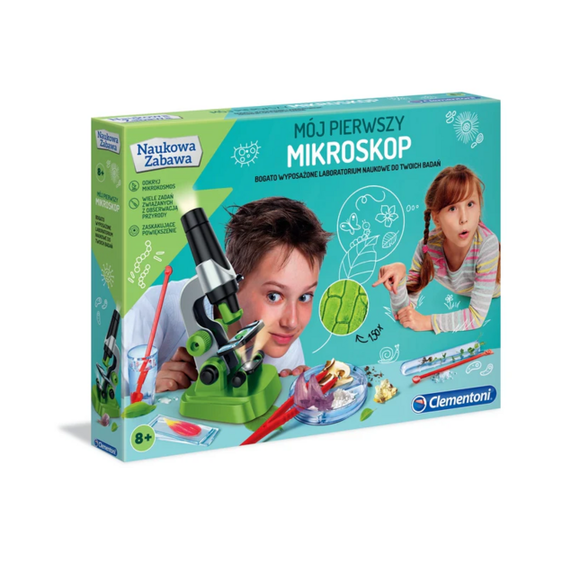 Science Play My First Microscope Polish Language Clementoni 50071