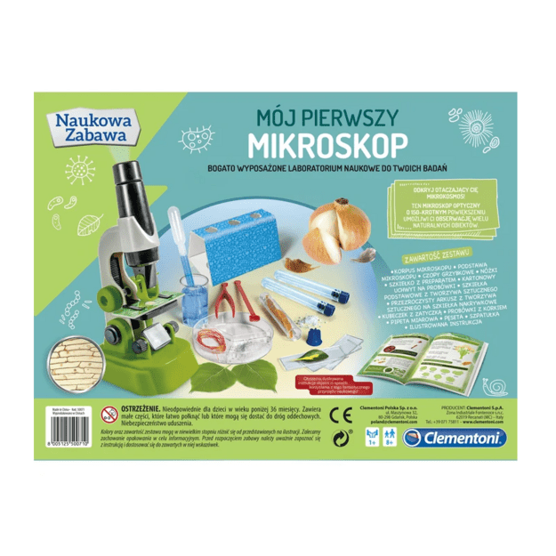 Science Play My First Microscope Polish Language Clementoni 50071
