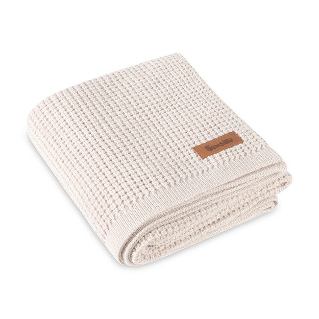 BLANKET MERINO 90X75 LIGHT BEIGE