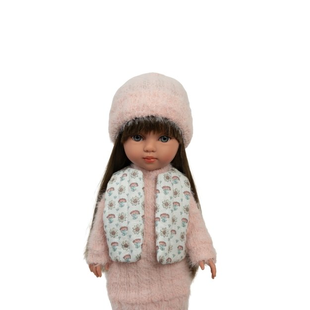 Arias lėlė mergaitė Carlota pūkuota suknele, 36 cm