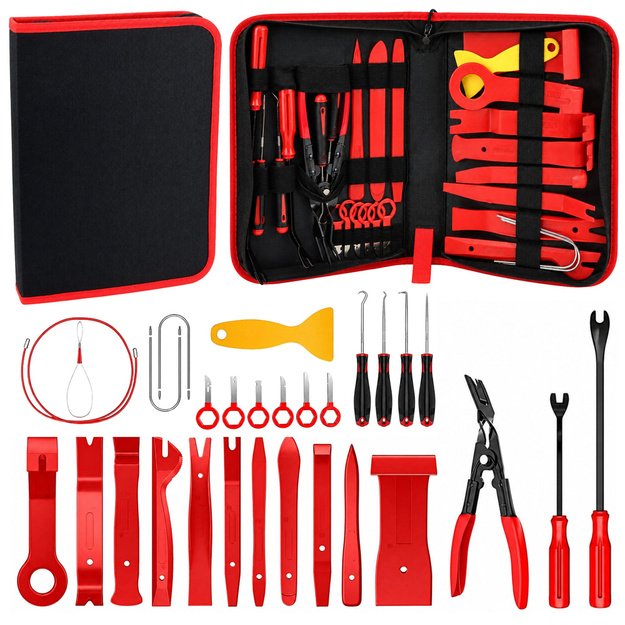 Upholstery Removal Tool Set Tools in Organizer 41 pcs.