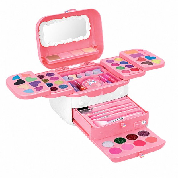 Beauty Set Children s Cosmetics Box Pink Unicorn 72 pcs.