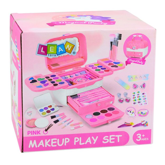 Beauty Set Children s Cosmetics Box Pink Unicorn 72 pcs.