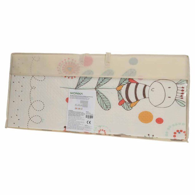 Mata edukacyjna piankowa dwustronna składana 180x200cm zwierzęta wz&oacute;r
