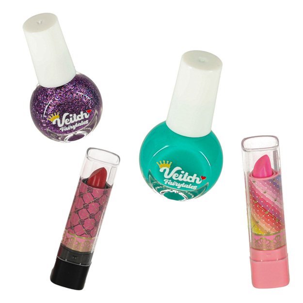 Kosmetyki do makijażu make up lakiery kosmetyczka sp&oacute;dniczka zestaw 22 elementy