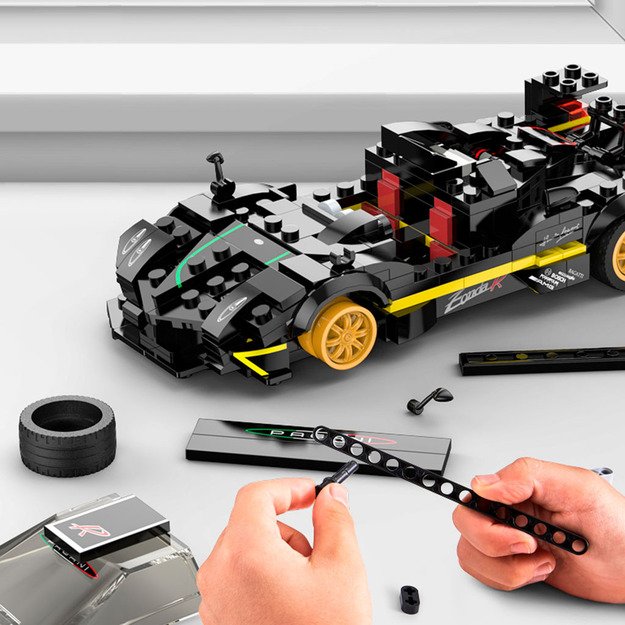Samoch&oacute;d Rastar 93900-B Pagani Zonda R 1:28 klocki 387el.