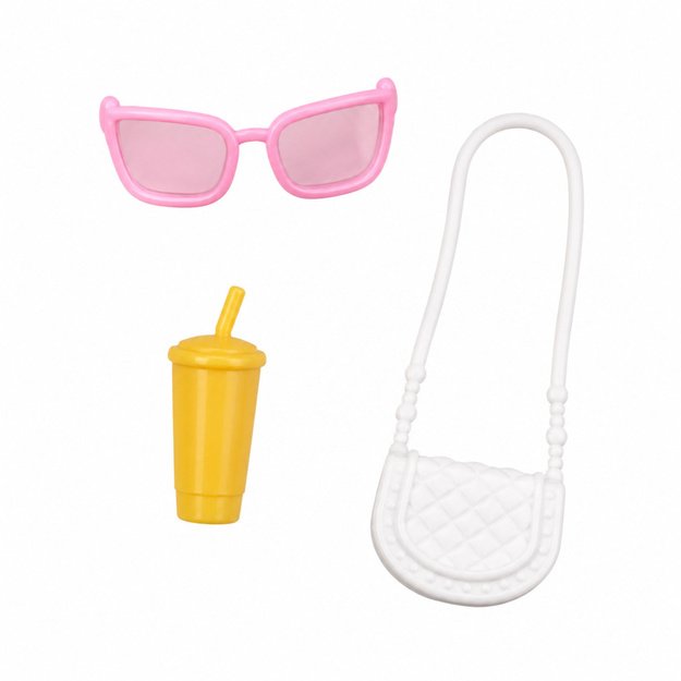 Anlily Fashion Doll in Skirt and Hat Bag Cup Accessories Set