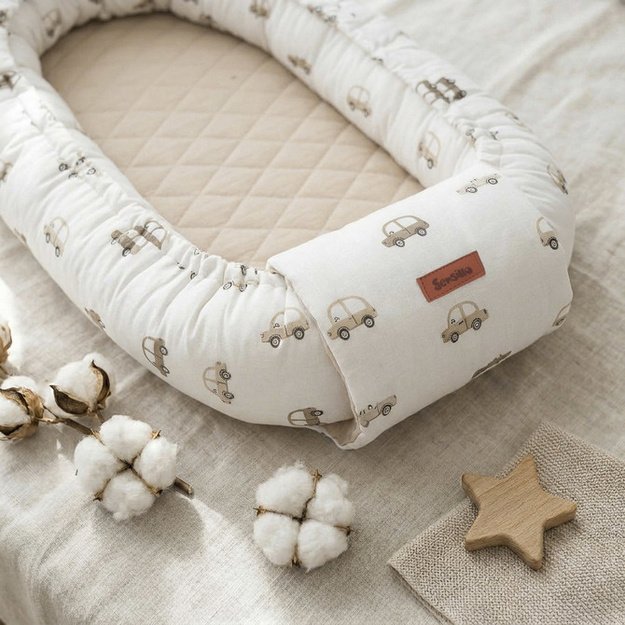 BABY NEST MUSLIN 80X45&nbsp;CARS