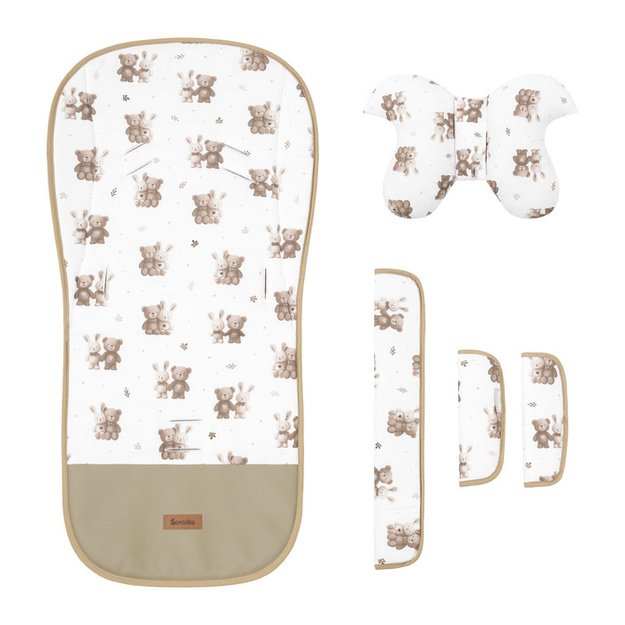 STROLLER INSERT DELUXE VELVET FRIENDS