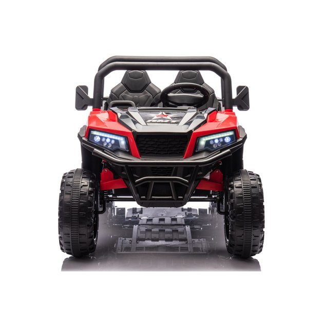 Baterijomis varoma transporto priemonė, 6 ratai, XB-1038A 4x4, 24V, raudona