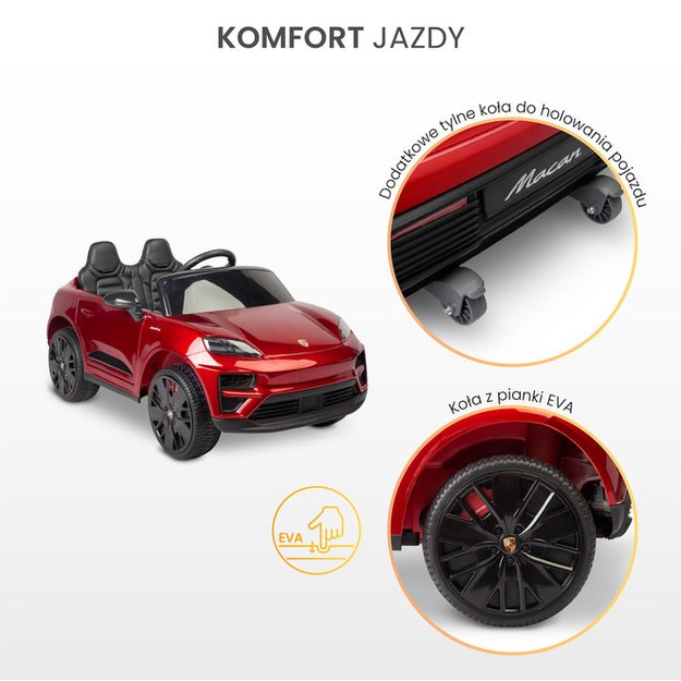 BATTERY CAR PORSCHE MACAN WINE