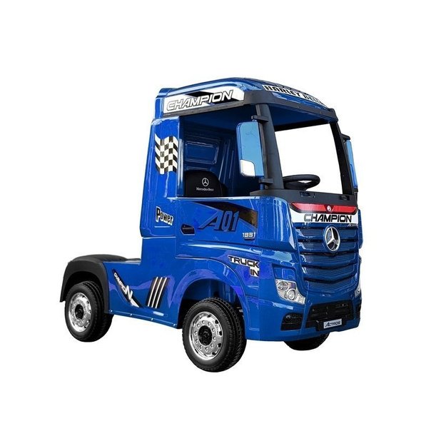 Electric Ride-On Car Mercedes Actros Blue Painted MP4