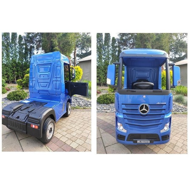 Electric Ride-On Car Mercedes Actros Blue Painted MP4 9
