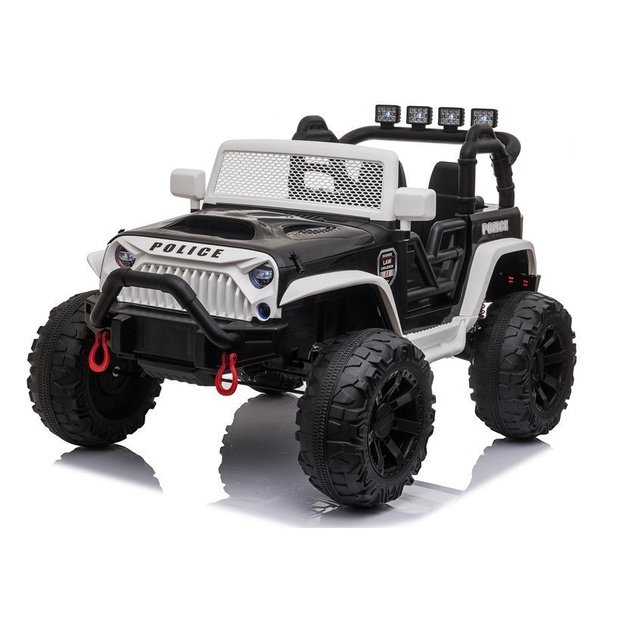 JC666 Police Black - Electric Ride On Car 1
