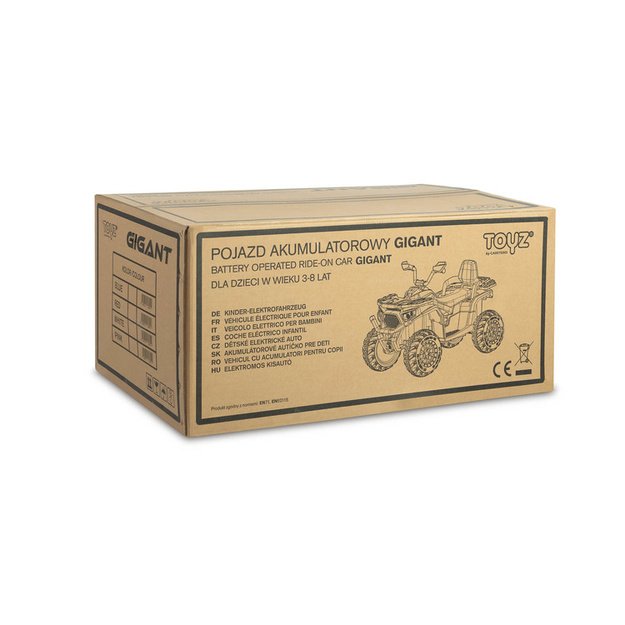 BATTERY VEHICLE QUAD GIGANT WHITE