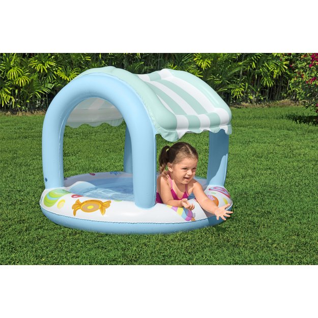 Inflatable Garden Pool with Cover Bestway Pool 52638 104cm