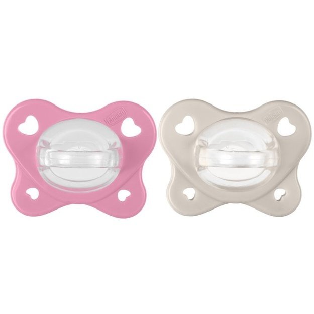 175420 PACIFIER PHYSIOFORMA DUAL SOFT 6-16M 2PCS PINK