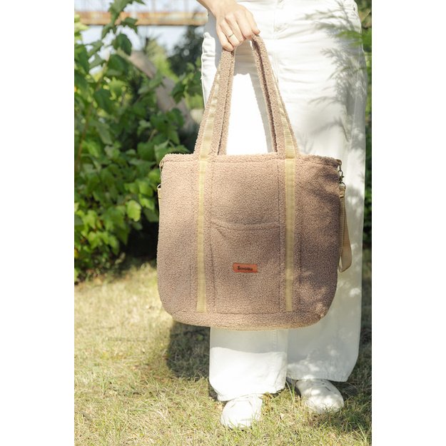 BAG CLASSIC BOUCLE DARK BEIGE