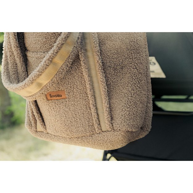 BAG CLASSIC BOUCLE DARK BEIGE