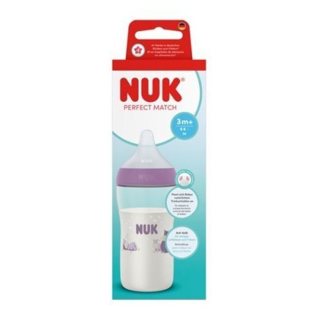 445821 260ML PP BOTTLE PERFECT MATCH HIPPO 586804, 10216327