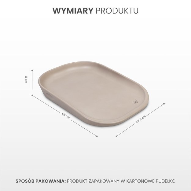 SOFT CHANGING MAT SAFI GREY