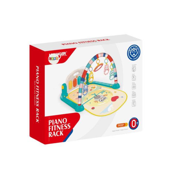 Gymnastics Mat for Babies, Educational Piano, Owl Sounds